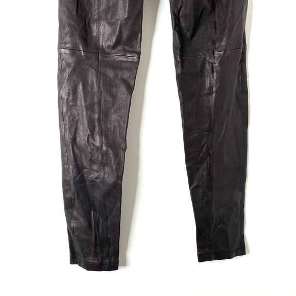 Theory Black Lamb Skinny Pants - Picture 8 of 9